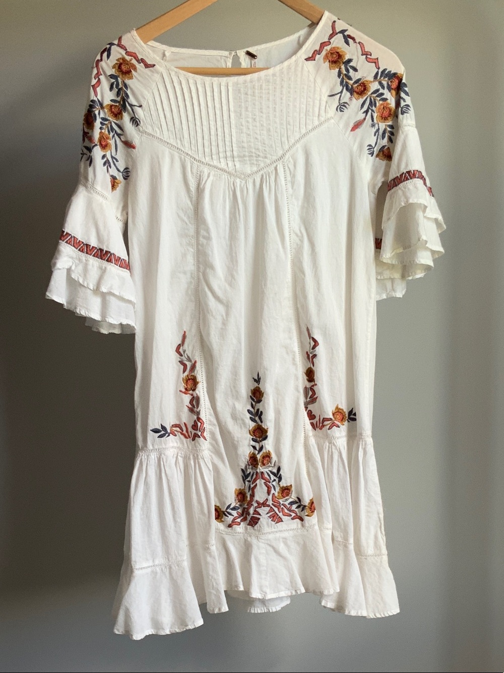 Free People Embroidered Cottage Dress